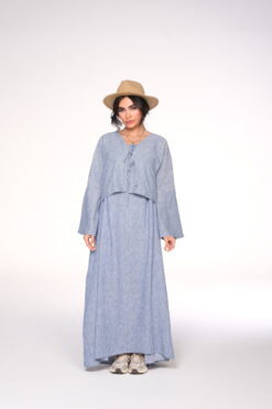 پیراهن ساحلی رویه دار کد 011328