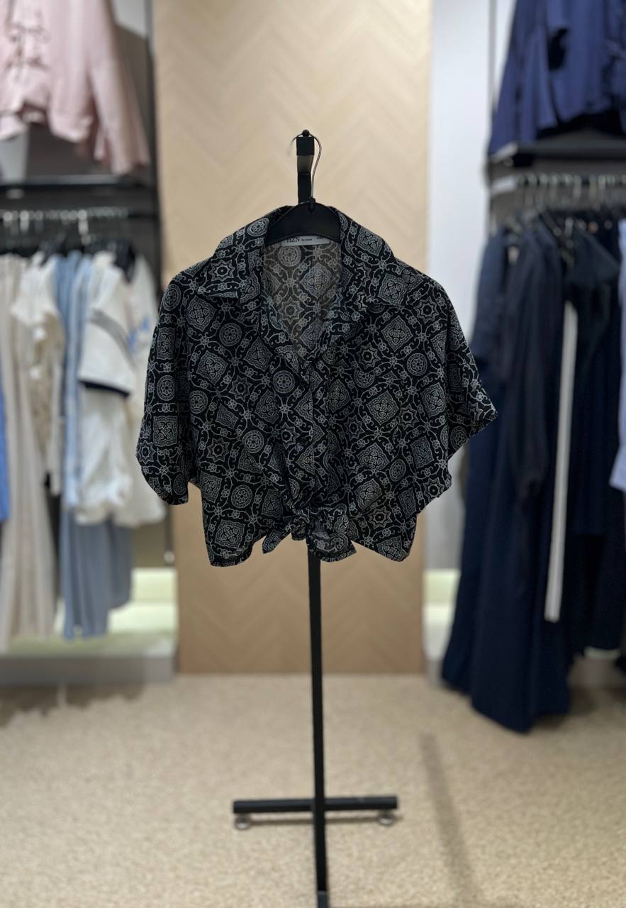 شومیز گره ای کد 011374