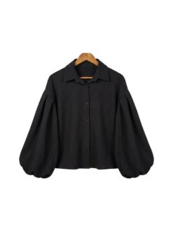 شومیز استین پفکی کد 020233